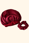 Sleeping cap with one matching scrunchie